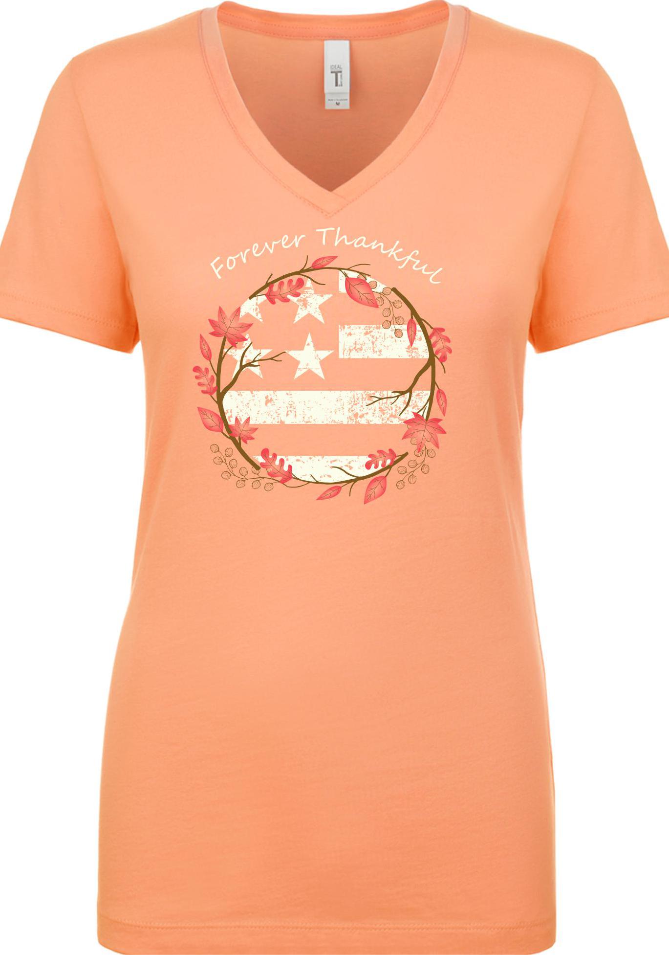 Forever Thankful Women's V-Neck