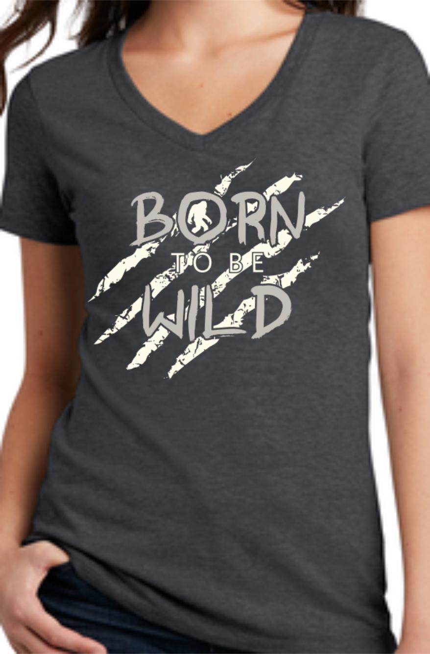 Born To Be Wild Women's V-Neck
