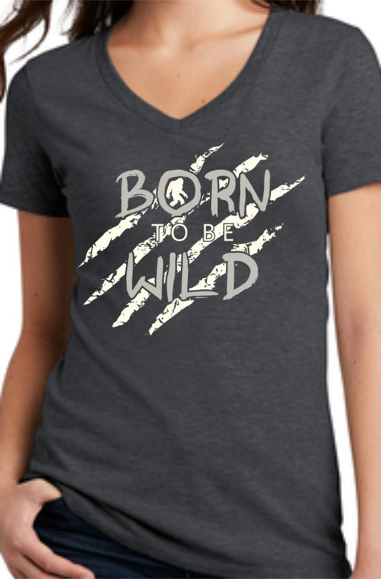 Born To Be Wild Women's V-Neck