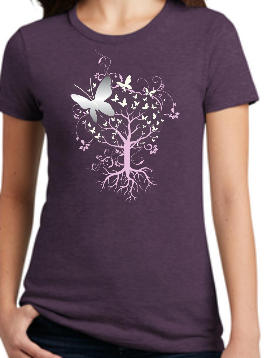 Flutter Tree Women's T-Shirt