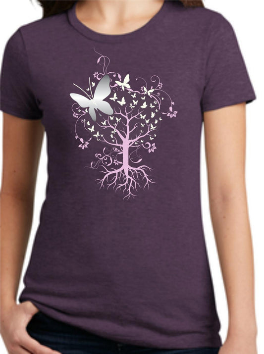 Flutter Tree Women's T-Shirt