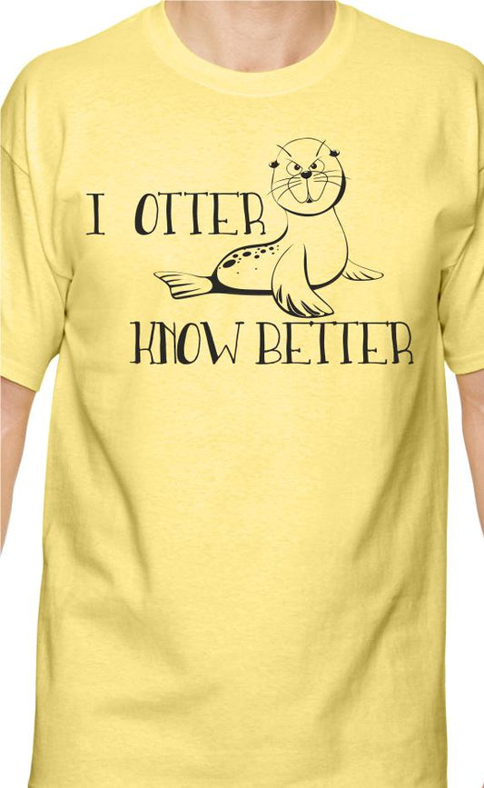 CLOSEOUT - I Otter Know Better Youth T-Shirt