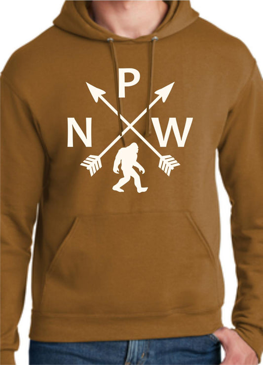 PNW Sasquatch Arrows Hoodie