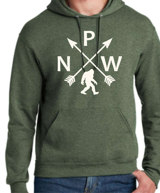 PNW Sasquatch Arrows Hoodie