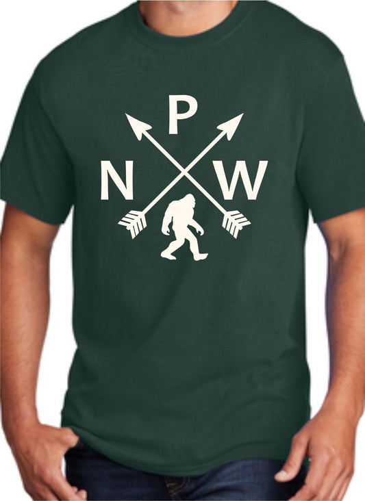 PNW Sasquatch Arrows T-Shirt