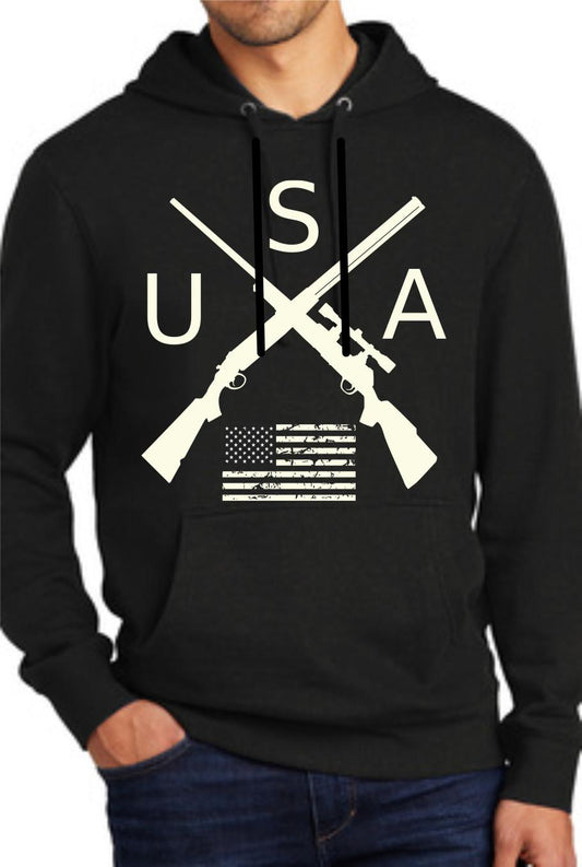 USA Crossed Rifles Hoodie