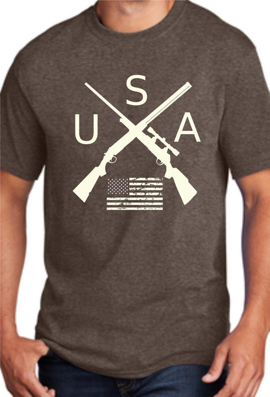 USA Crossed Rifles T-Shirt