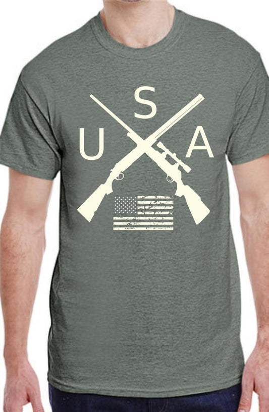 USA Crossed Rifles T-Shirt