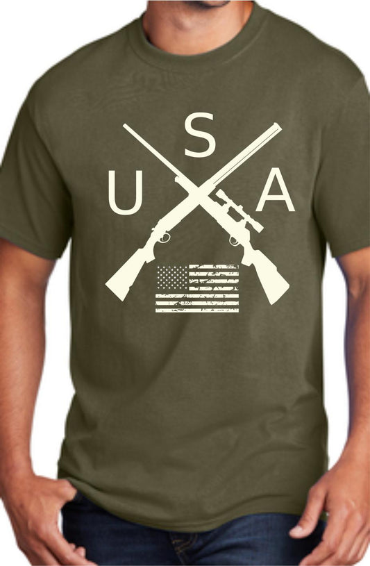 USA Crossed Rifles T-Shirt