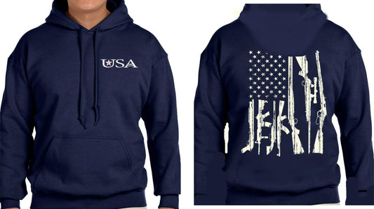 Vertical Rifle Stripes Hoodie
