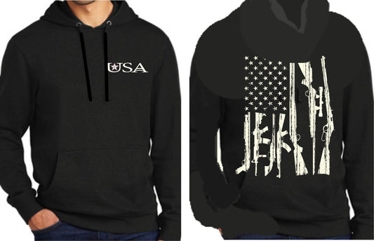 Vertical Rifle Stripes Hoodie