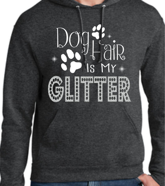 Dog Hair Glitter  Hoodie