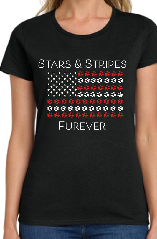 Star & Stripes Furever T-shirt