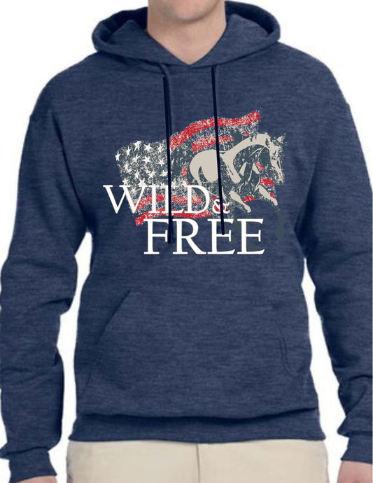 Wild & Free Horse Hoodie