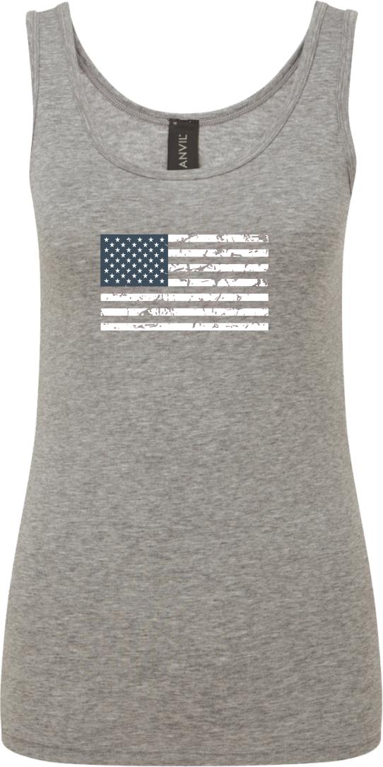 Basic Americana Flag Women's Tank