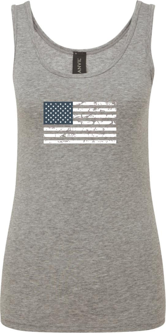 Basic Americana Flag Women's Tank