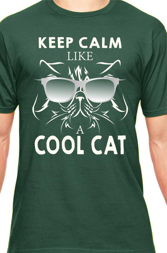 Keep Calm Like A Cool Cat Youth T-Shirt
