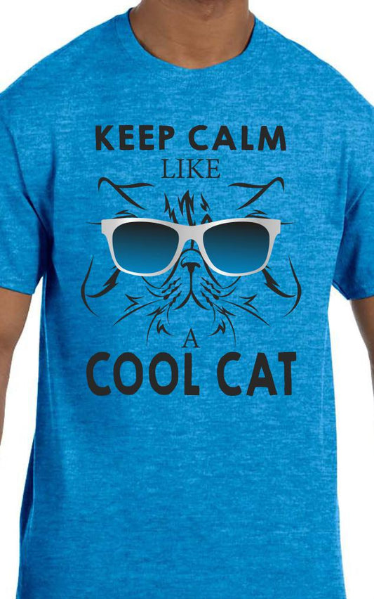Keep Calm Like A Cool Cat Youth T-Shirt