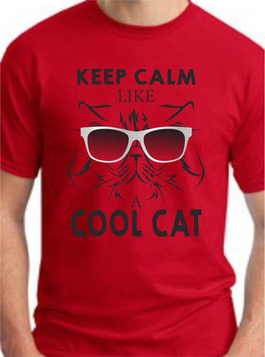 Keep Calm Like A Cool Cat Youth T-Shirt