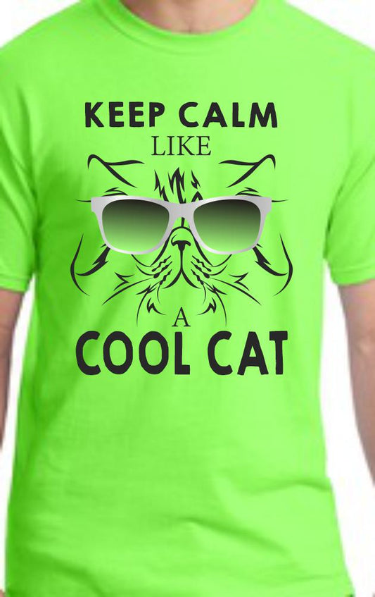 Keep Calm Like A Cool Cat Youth T-Shirt