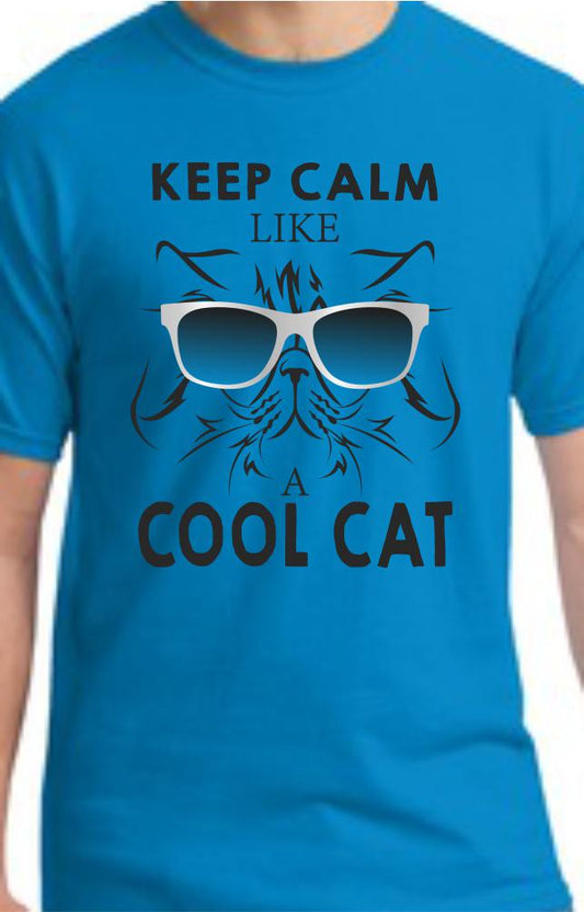 Keep Calm Like A Cool Cat Youth T-Shirt