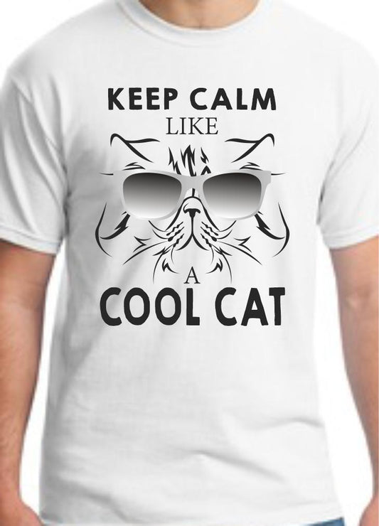 Keep Calm Like A Cool Cat Youth T-Shirt