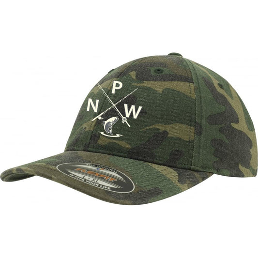 PNW Fishing Poles Crossed Cap