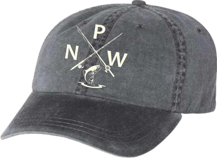 PNW Fishing Poles Crossed Cap