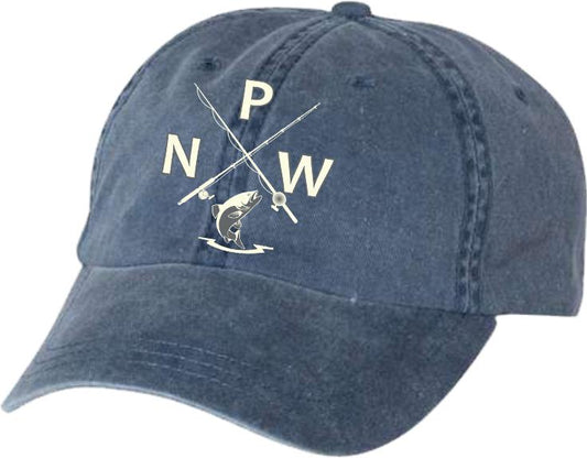 PNW Fishing Poles Crossed Cap