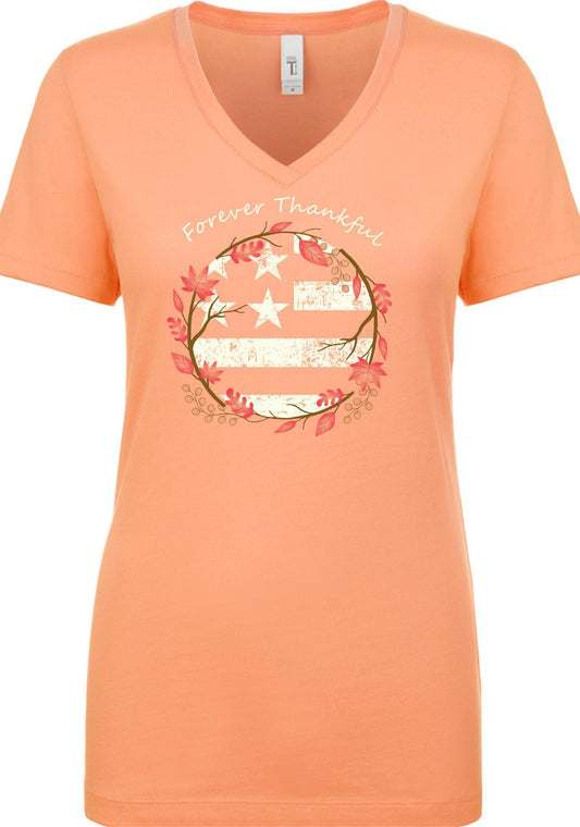 Forever Thankful Women's V-Neck