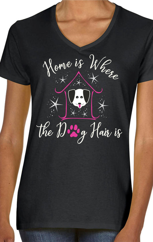 Home Dog Hair V-Neck