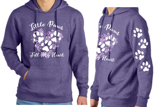 Little Paws Fil l Heart Hoodie