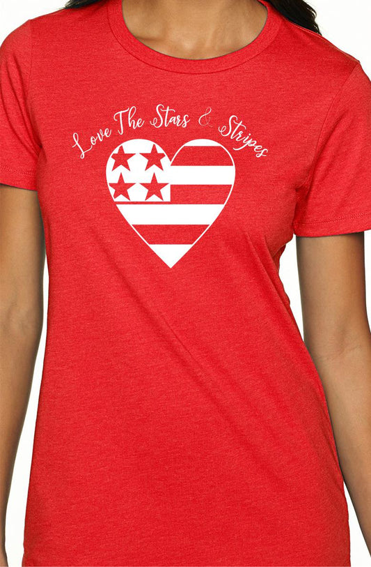 Love The Stars & Stripes Women's T-Shirt