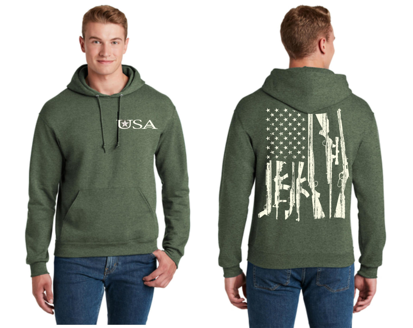 Vertical Rifle Stripes Hoodie