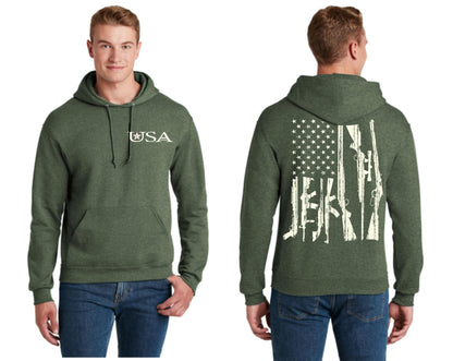 Vertical Rifle Stripes Hoodie
