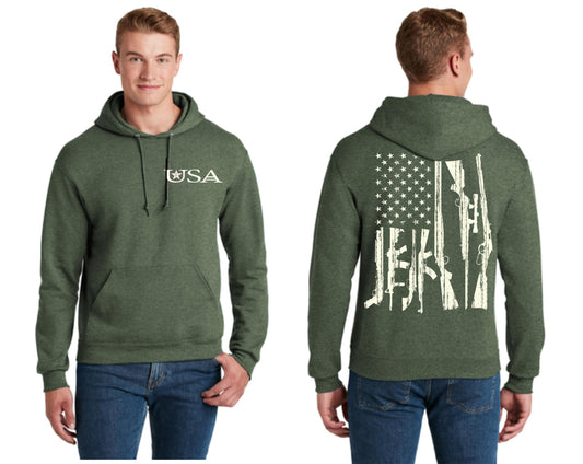 Vertical Rifle Stripes Hoodie