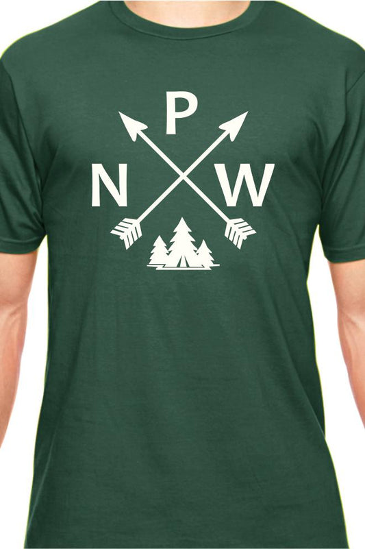 PNW Tree Arrows T-Shirt