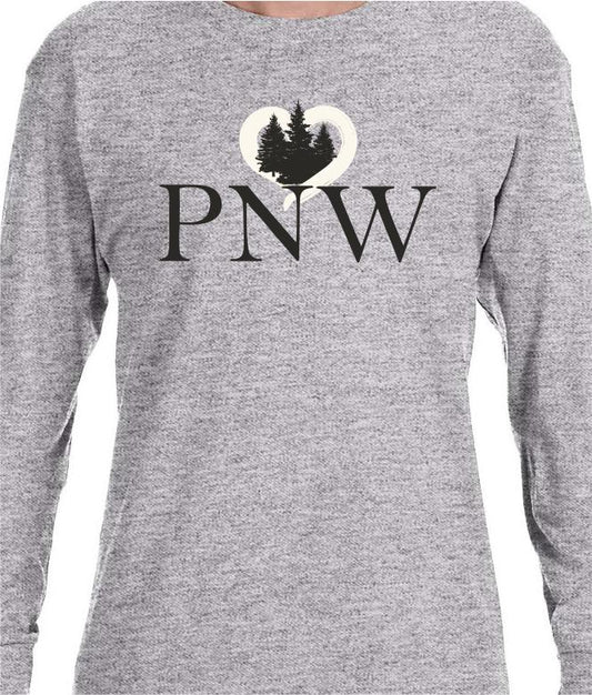 PNW In My Heart Womens Long Sleeve