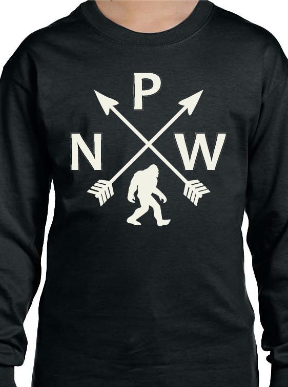 CLOSEOUT - PNW Sasquatch Arrows Women's Long Sleeve