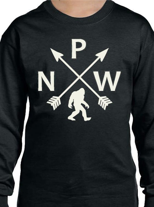 CLOSEOUT - PNW Sasquatch Arrows Women's Long Sleeve
