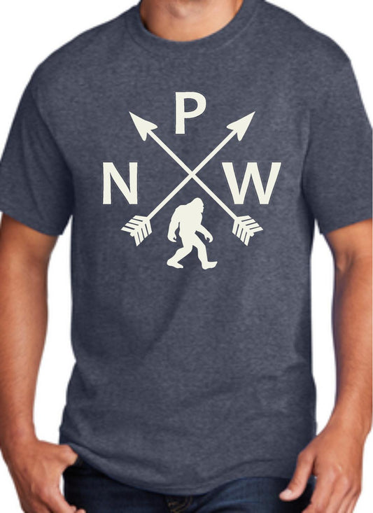 CLOSEOUT - PNW Sasquatch Arrows T-Shirt