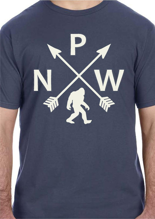 CLOSEOUT - PNW Sasquatch Arrows T-Shirt