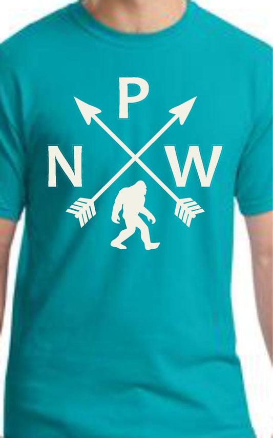 CLOSEOUT - PNW Sasquatch Arrows T-Shirt