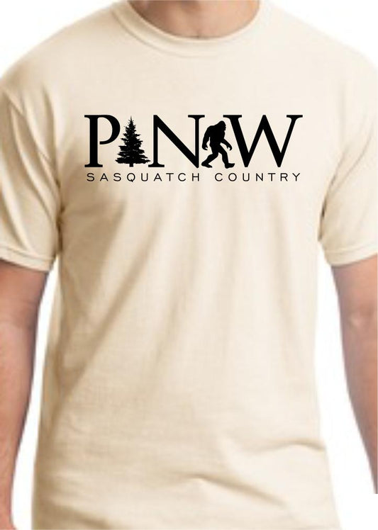 PNW Sasquatch Country T-Shirt