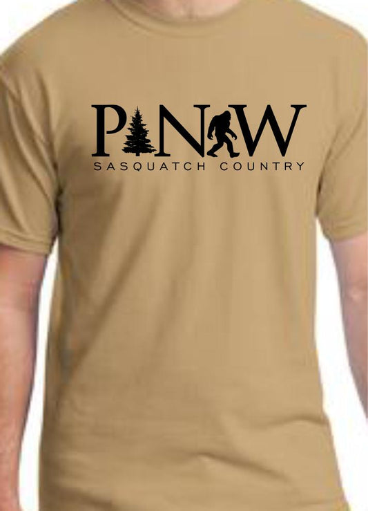 PNW Sasquatch Country T-Shirt