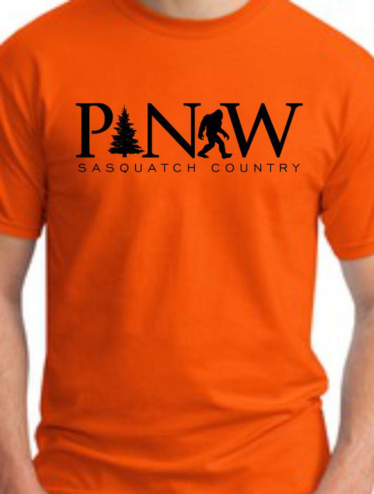 PNW Sasquatch Country T-Shirt