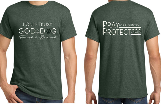 Trust God and Dog T-Shirt