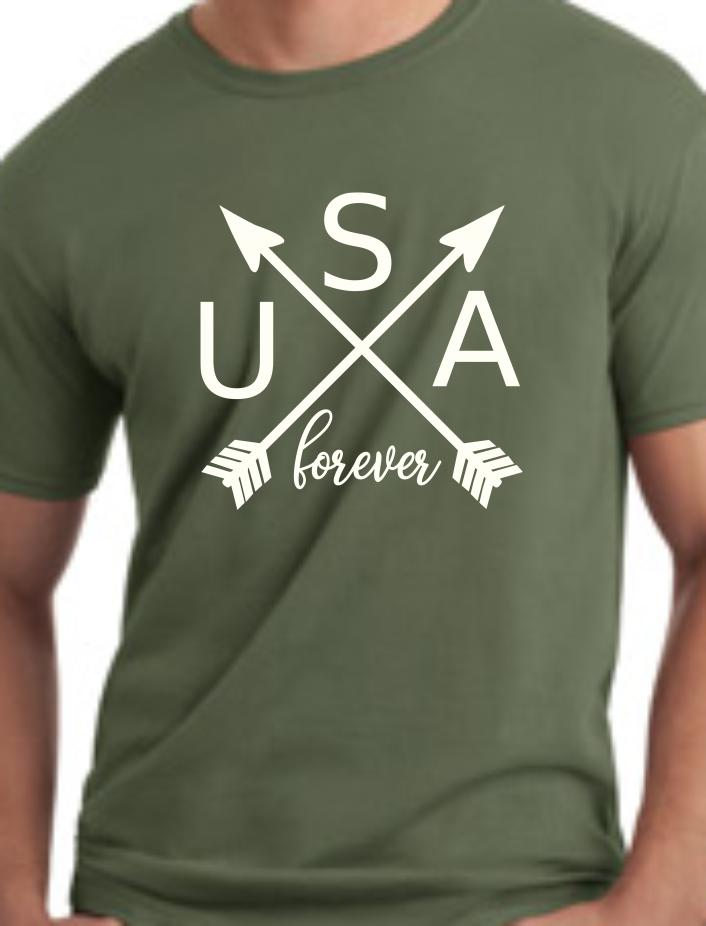 CLOSEOUT - USA Forever Short Sleeve