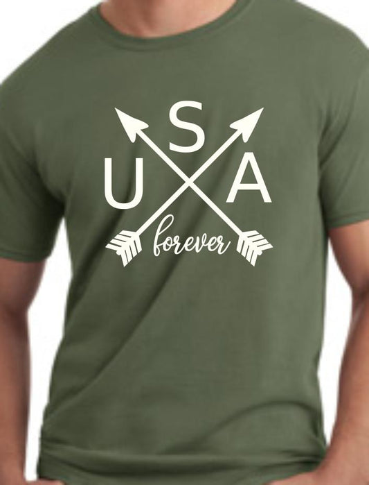 CLOSEOUT - USA Forever Short Sleeve